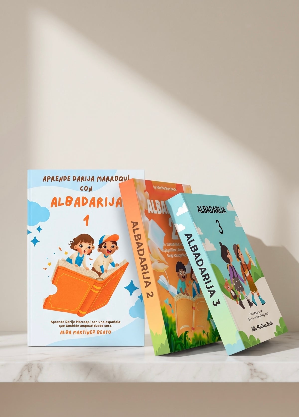 Pack de 3 E-books de Darija — Vocabulario, Gramática y Conversaciones