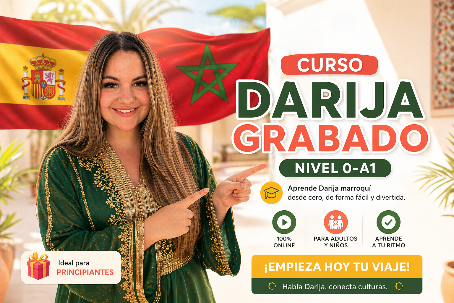 CURSO DARIJA GRABADO 0-A1